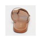 Calank - Emery Toe-Post Mules - Gold