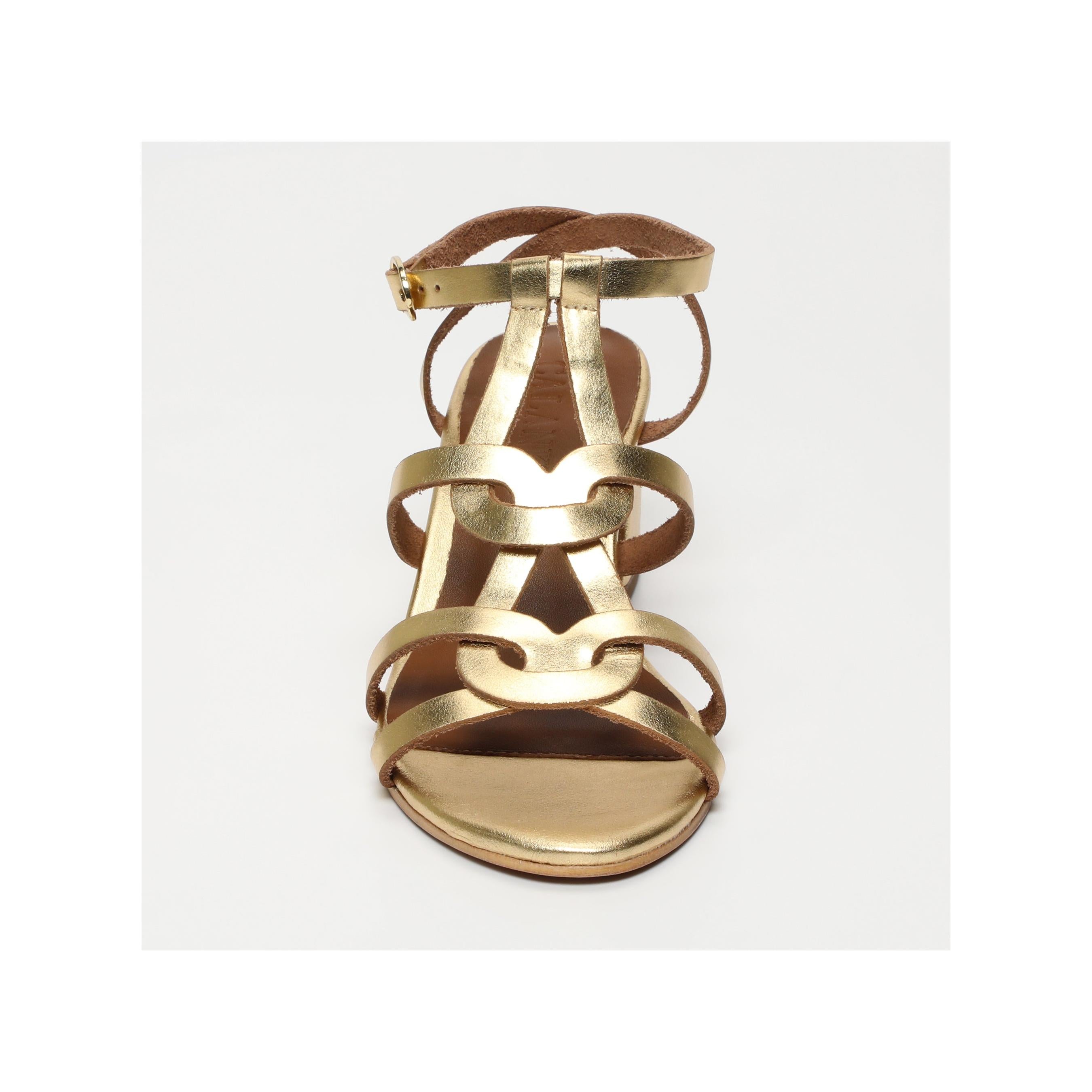Calank - Tacones Nevaeh - Dorado