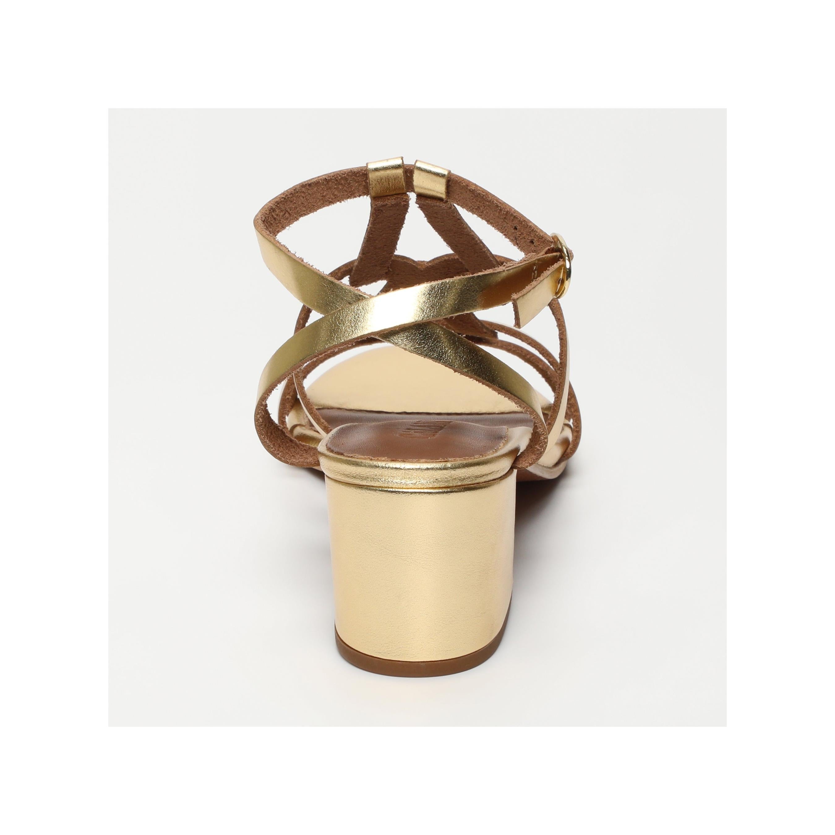 Calank - Tacones Nevaeh - Dorado