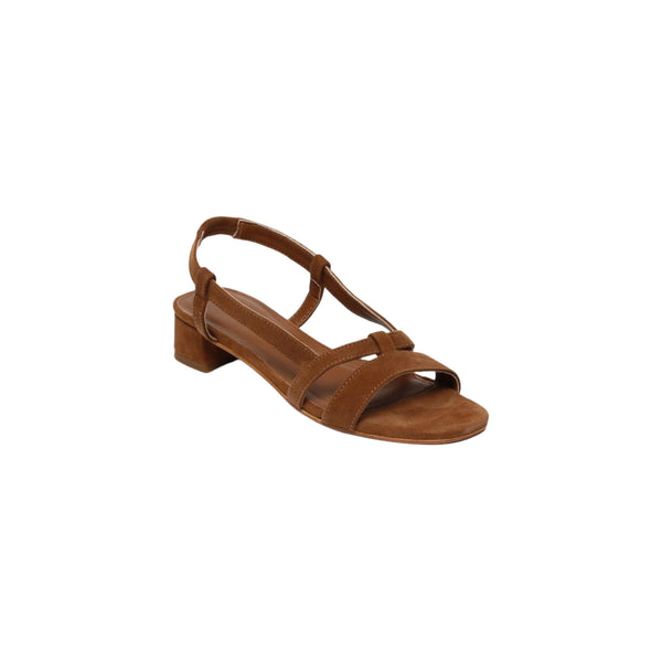 Sandalias de Tacón Nia - Camel