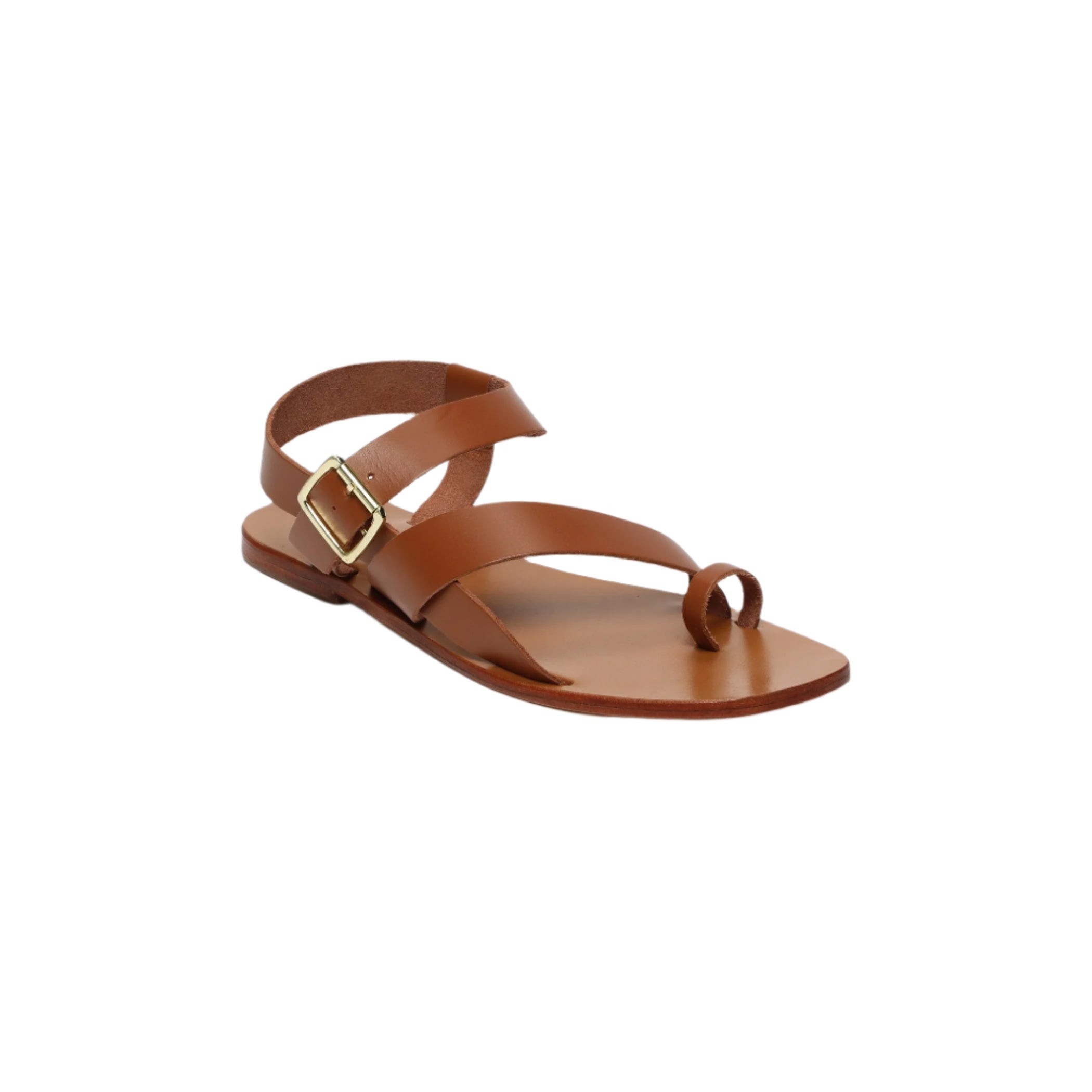 Calank - Norma Toe-Post Sandals - Camel