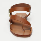 Calank - Norma Toe-Post Sandals - Camel