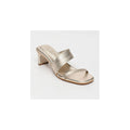 Calank - Nura Heeled Sandals - Platinum