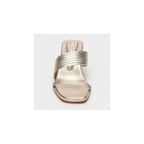 Calank - Nura Heeled Sandals - Platinum