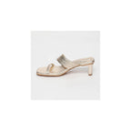 Calank - Nura Heeled Sandals - Platinum