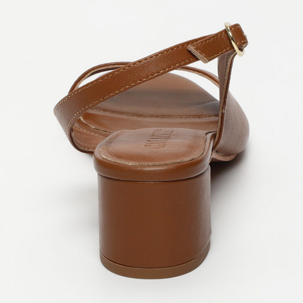 Nonnie Heels - Brown
