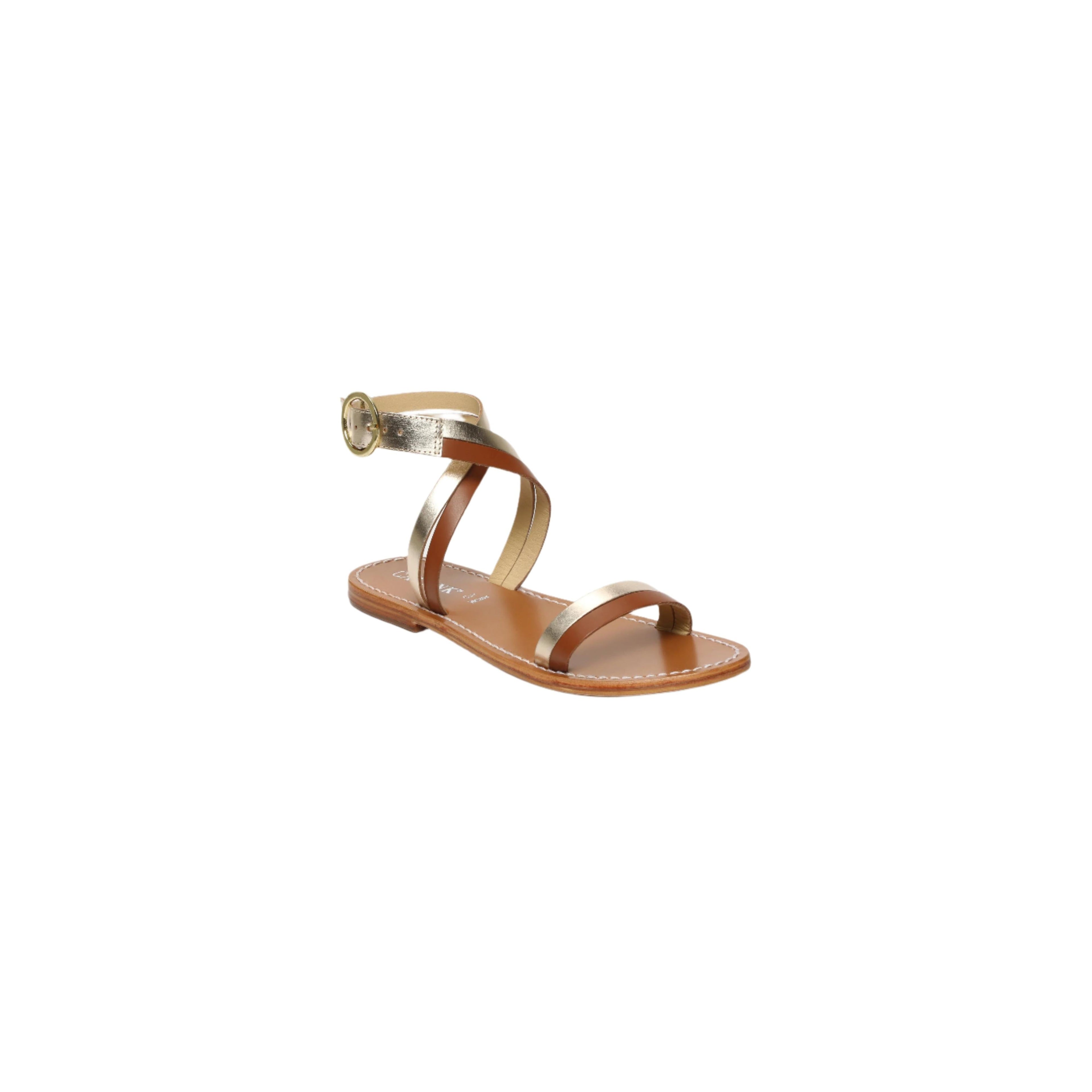 Calank - Nerina Sandals - Brown Gold