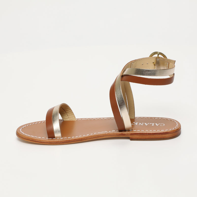 Calank - Sandales Nerina - Marron / Gold