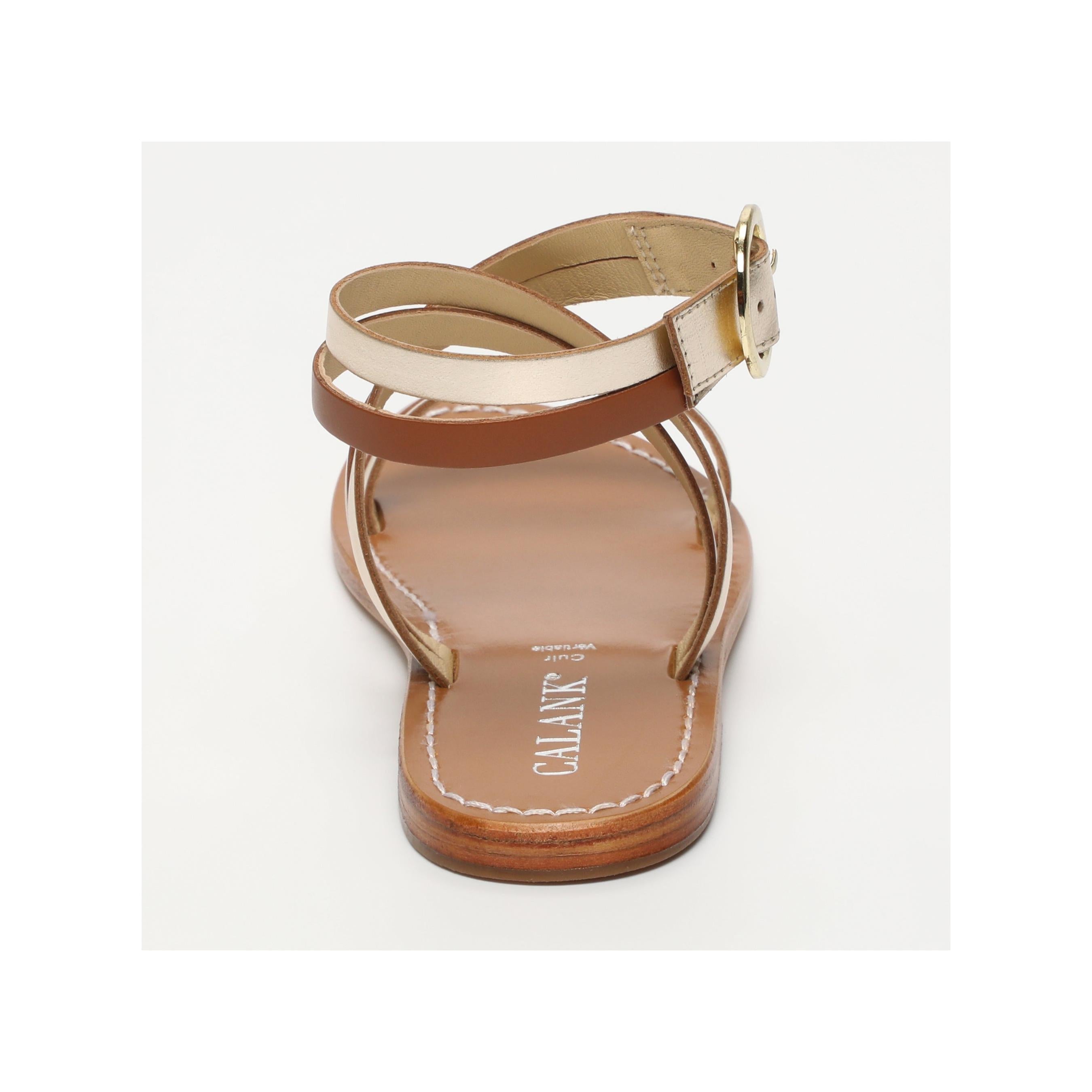 Calank - Nerina Sandals - Brown Gold