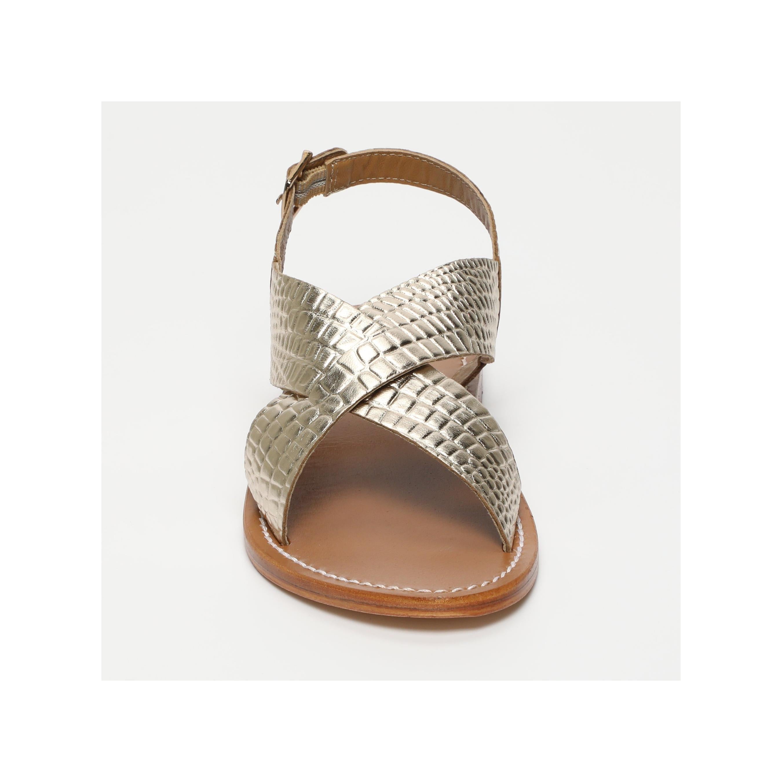 Animal Print Sandals - Ipanema - Gold
