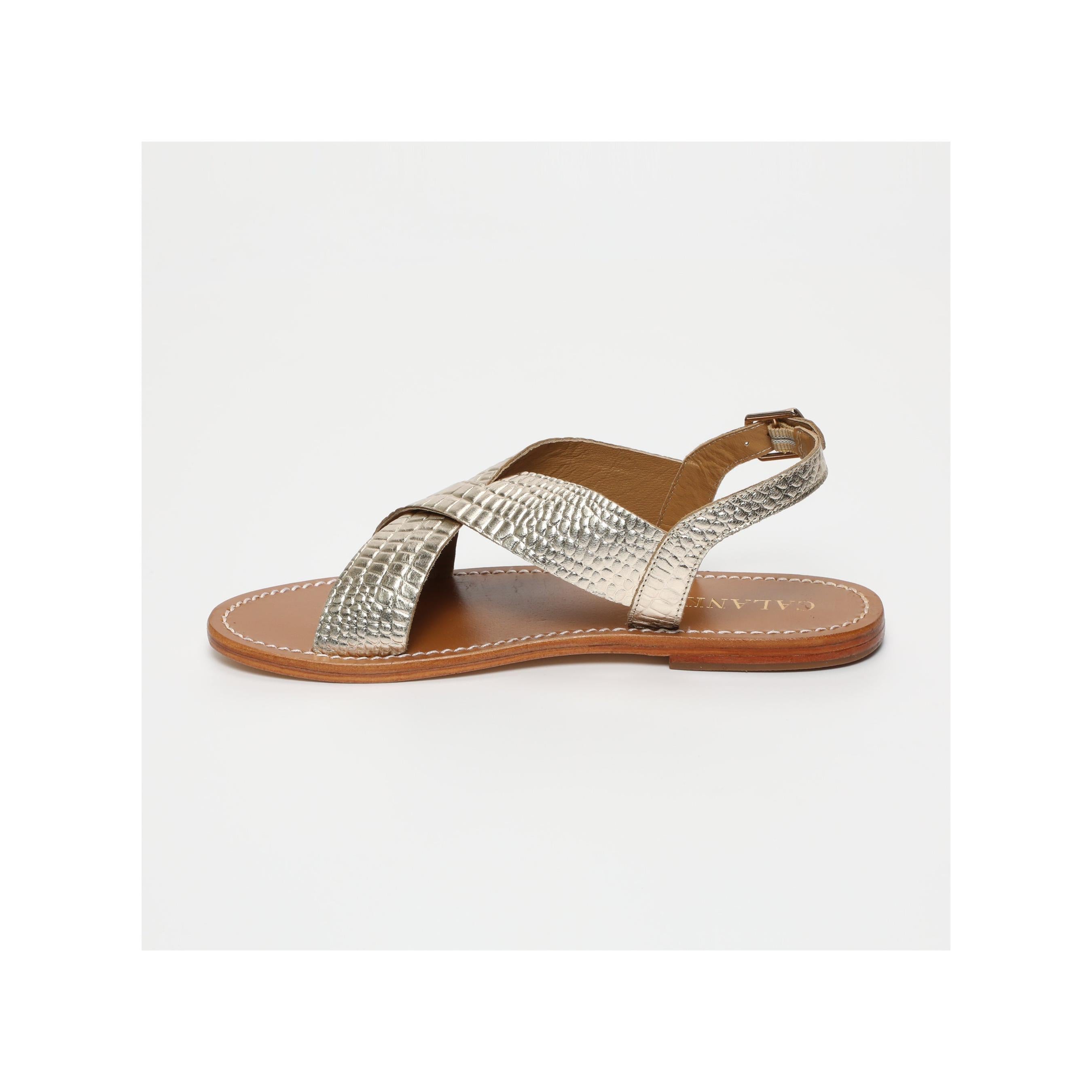 Animal Print Sandals - Ipanema - Gold