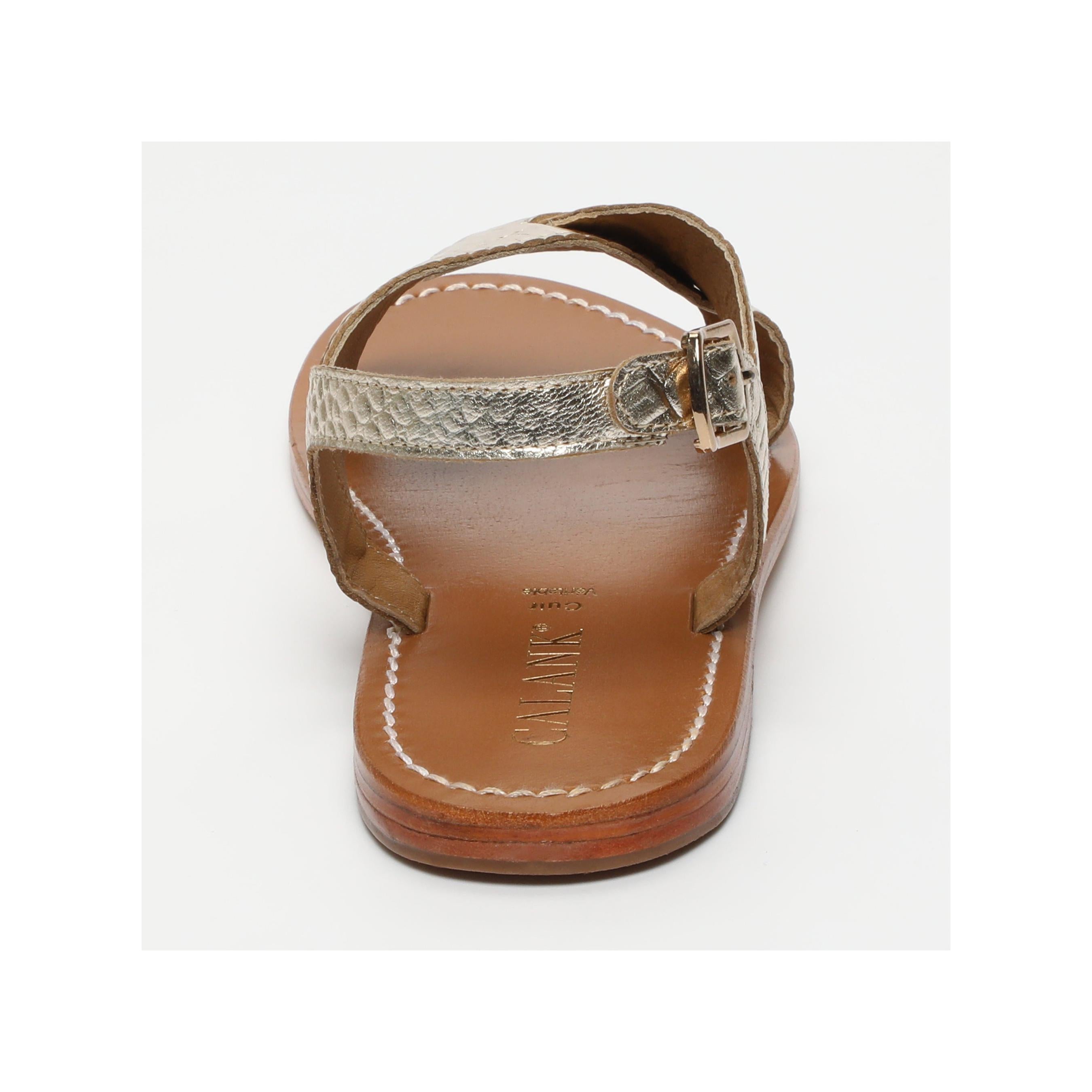 Animal Print Sandals - Ipanema - Gold