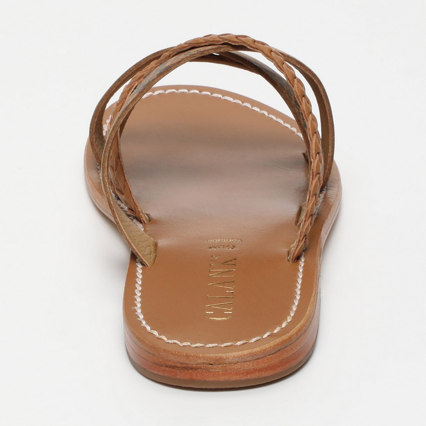 Calank - Kineks Mules - Light Tan / Snake