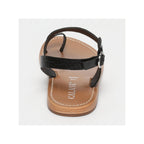Calank - Farshid Toe-Post Sandals - Black Croco