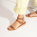 Bhavna Sandals - Brown