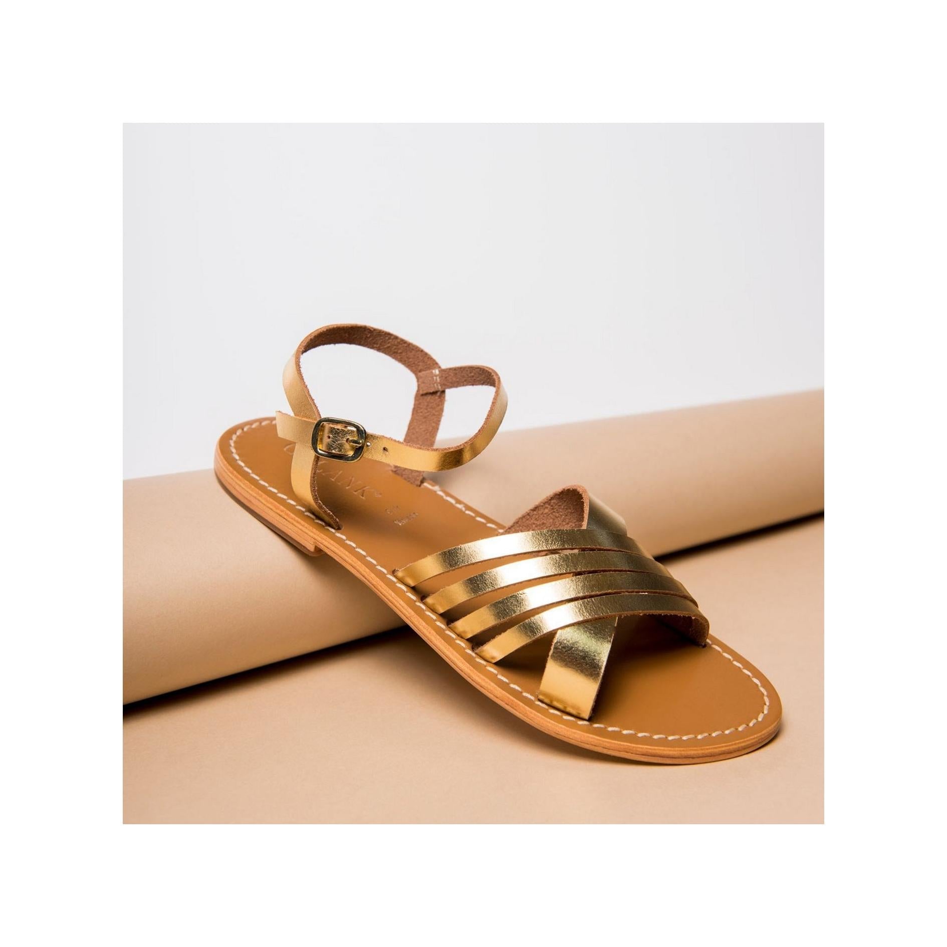 Calank - Aadarshini Sandals - Gold