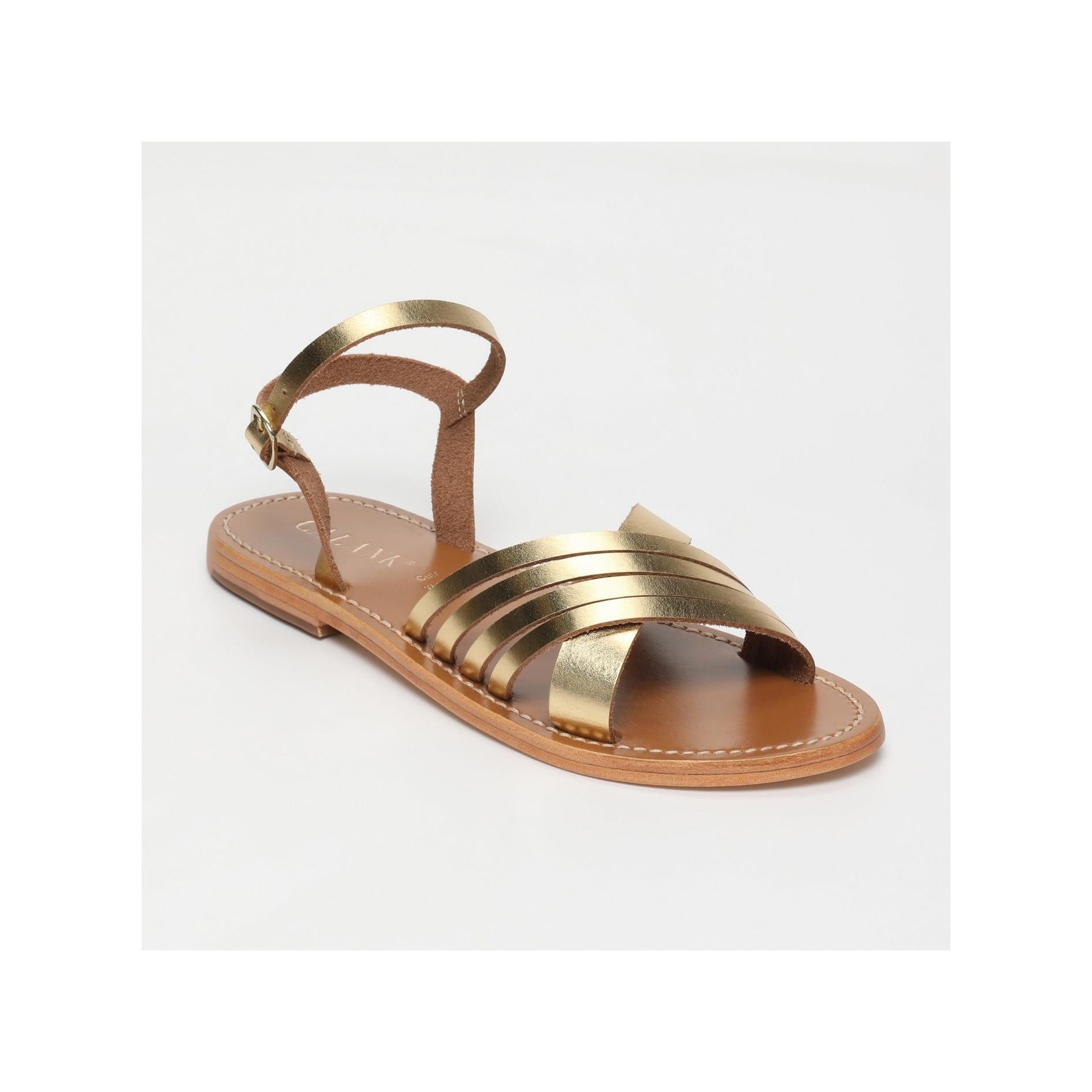 Calank - Aadarshini Sandals - Gold