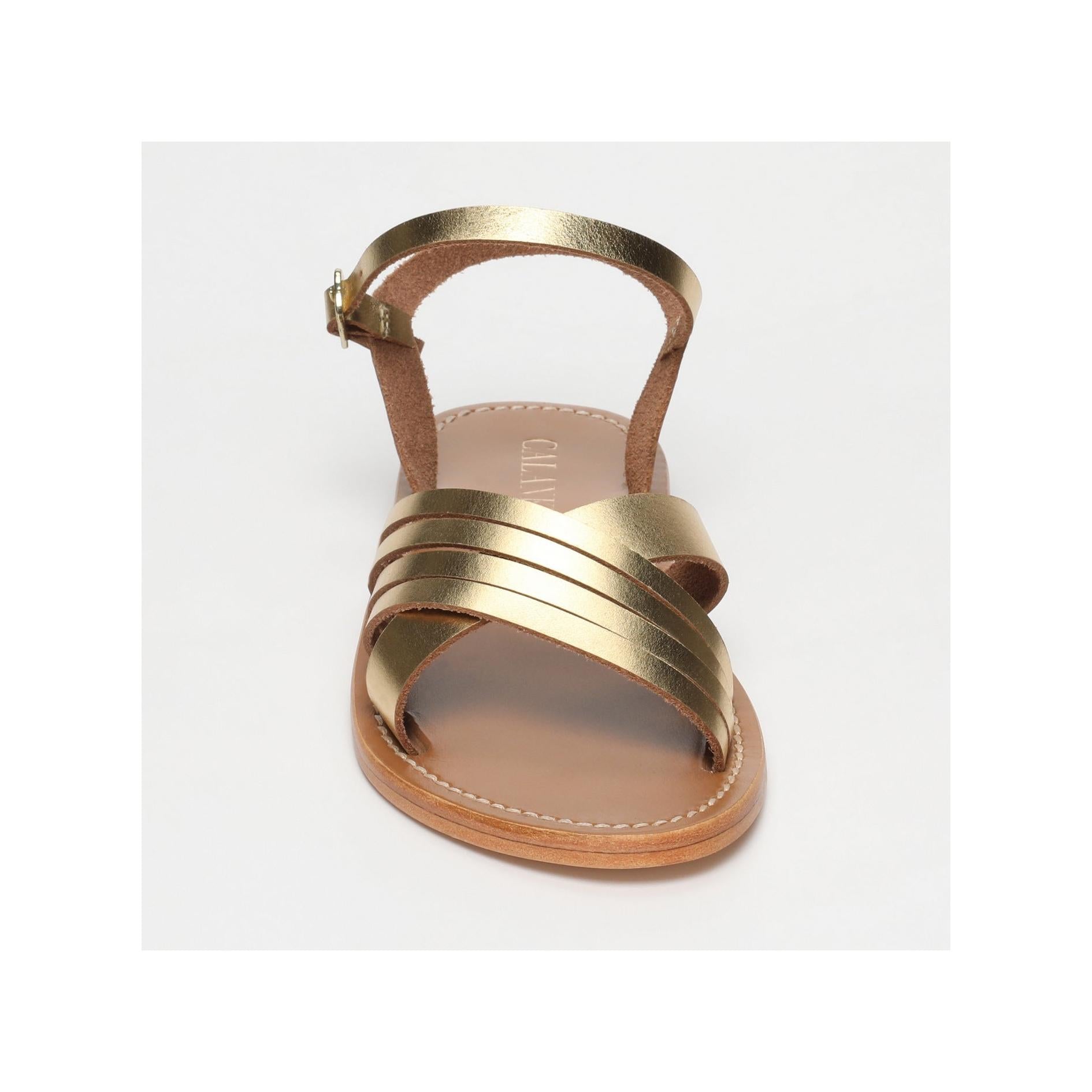 Calank - Aadarshini Sandals - Gold