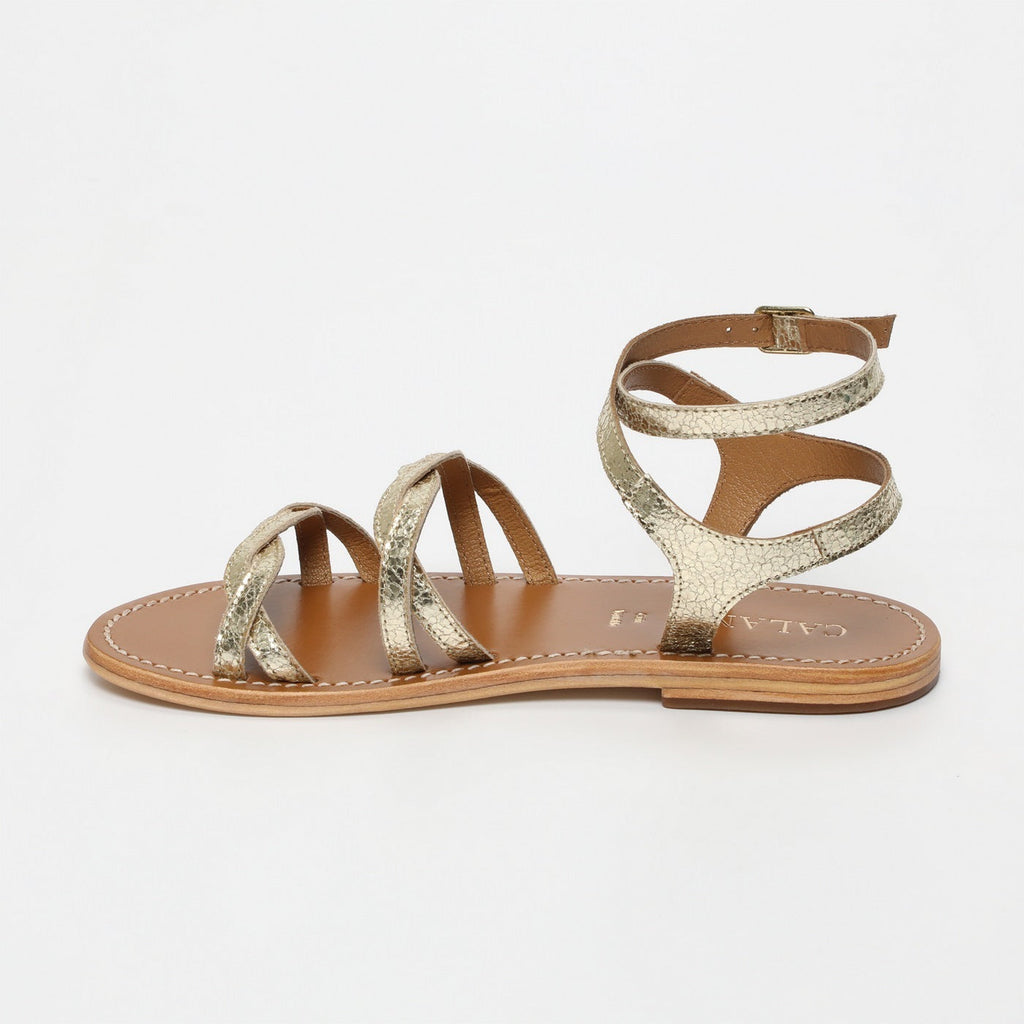 Calank - Sandalias Aadrika - Dorado