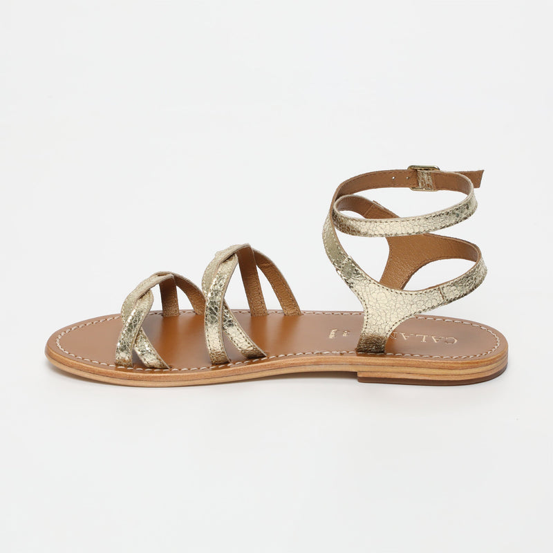 Aadrika Sandals - Gold