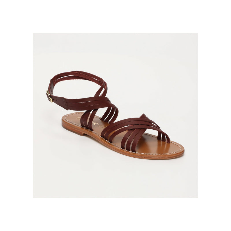 Calank - Sandales Feline - Burgundy