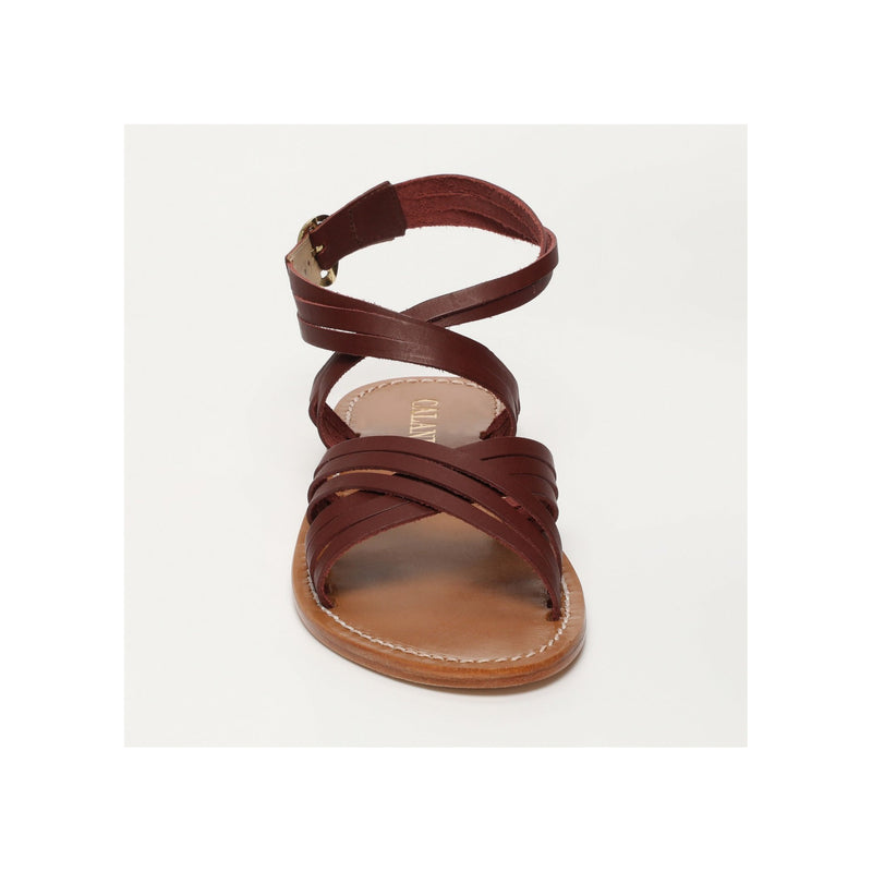 Calank - Sandales Feline - Burgundy