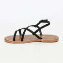 Aadyasha Sandals - Black