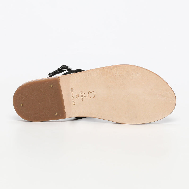 Aadyasha Sandals - Black