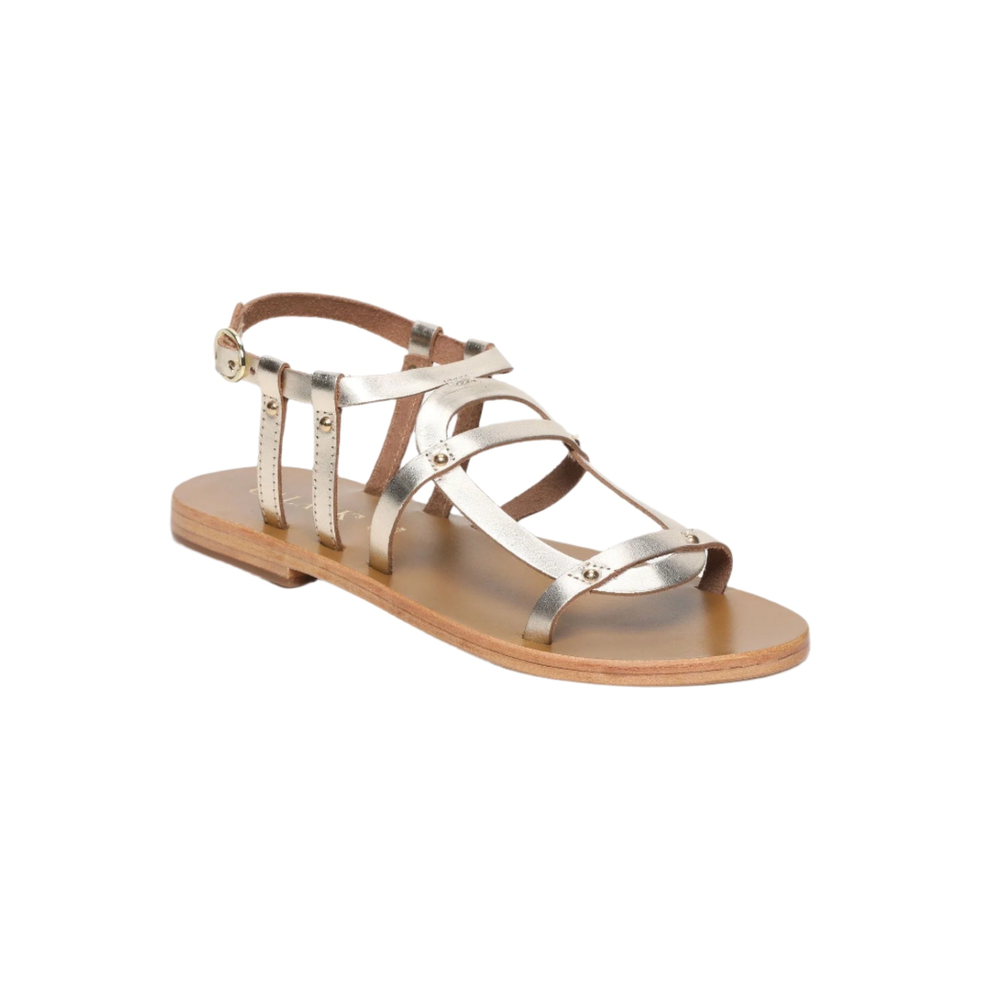 Calank - Sandalias - Marino - Doradas