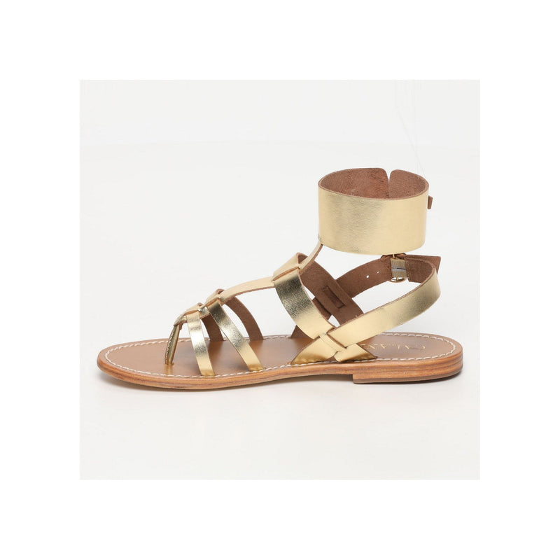 Calank - Sandalias Entre Dedos - Carahue - Dorado
