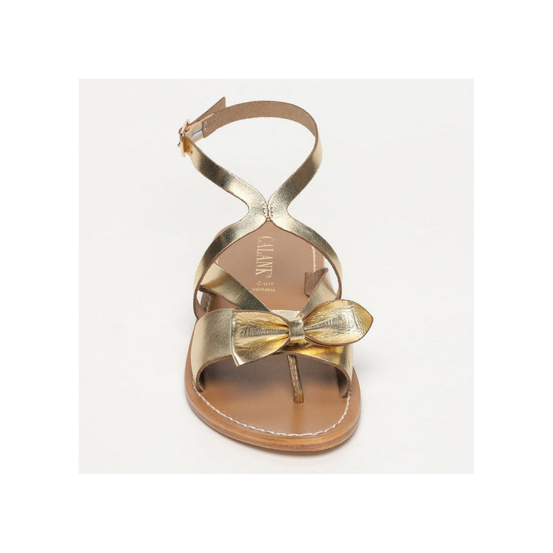 Calank - Sandalias Entre Dedos - Truncado - Dorado