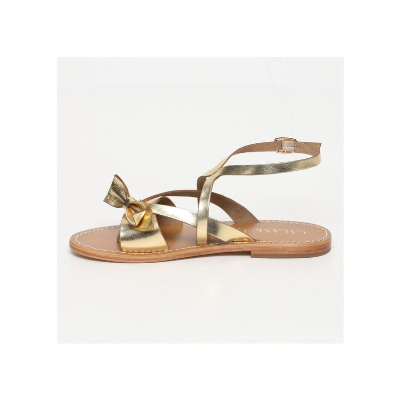 Calank - Sandalias Entre Dedos - Truncado - Dorado