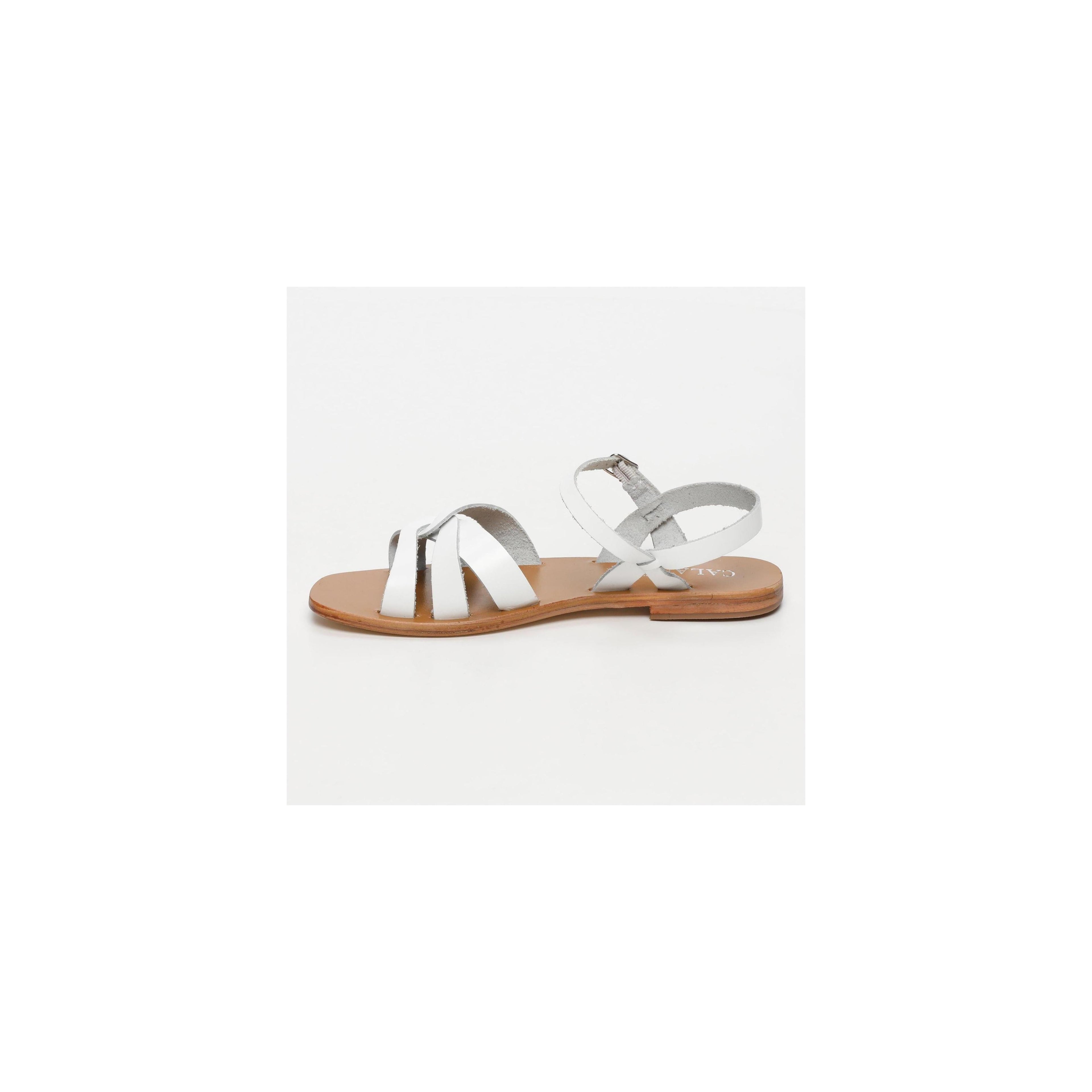 Autumn Sandals - White