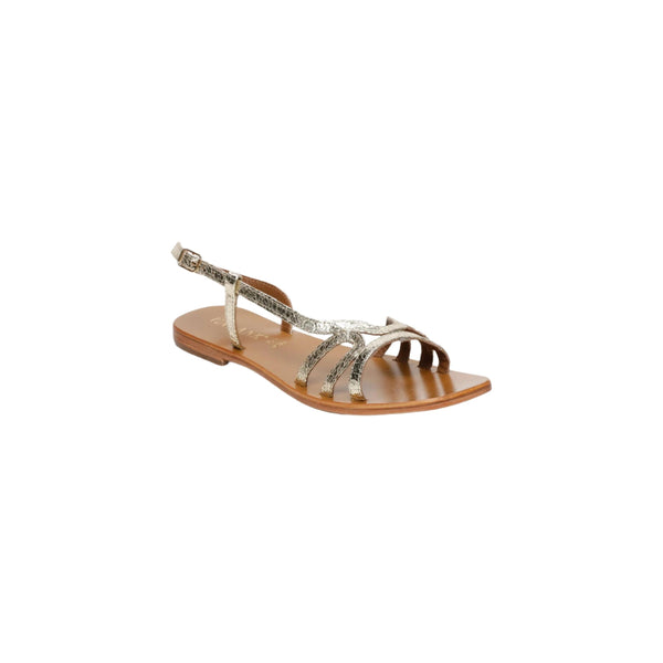 Sandalias Nya - Gold Crackle