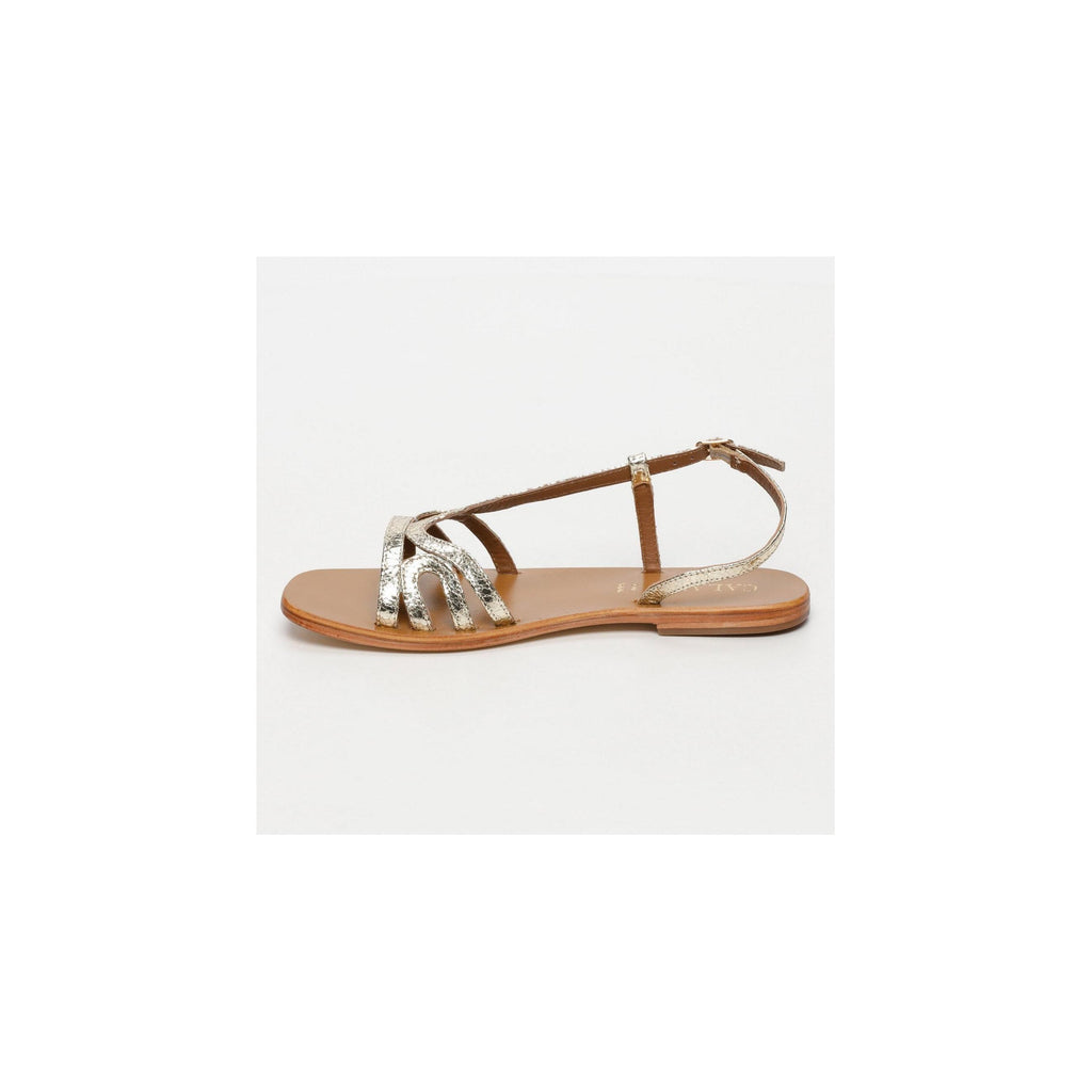 Sandalias Nya - Gold Crackle