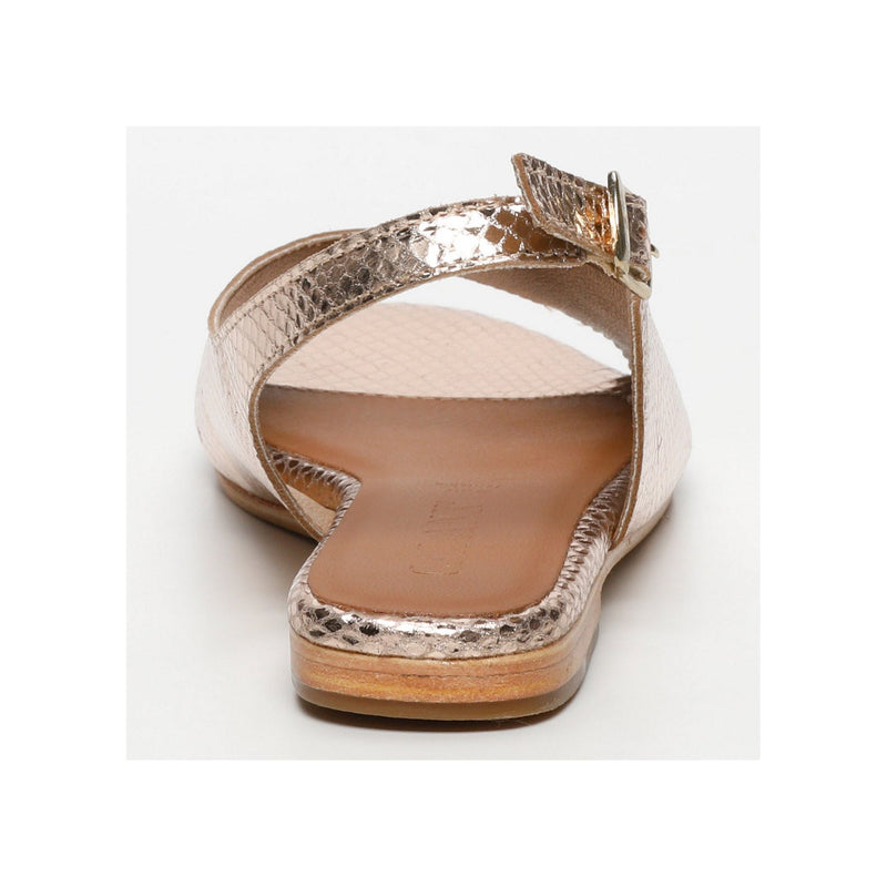 Calank - Sandales Ica - Gold Snake