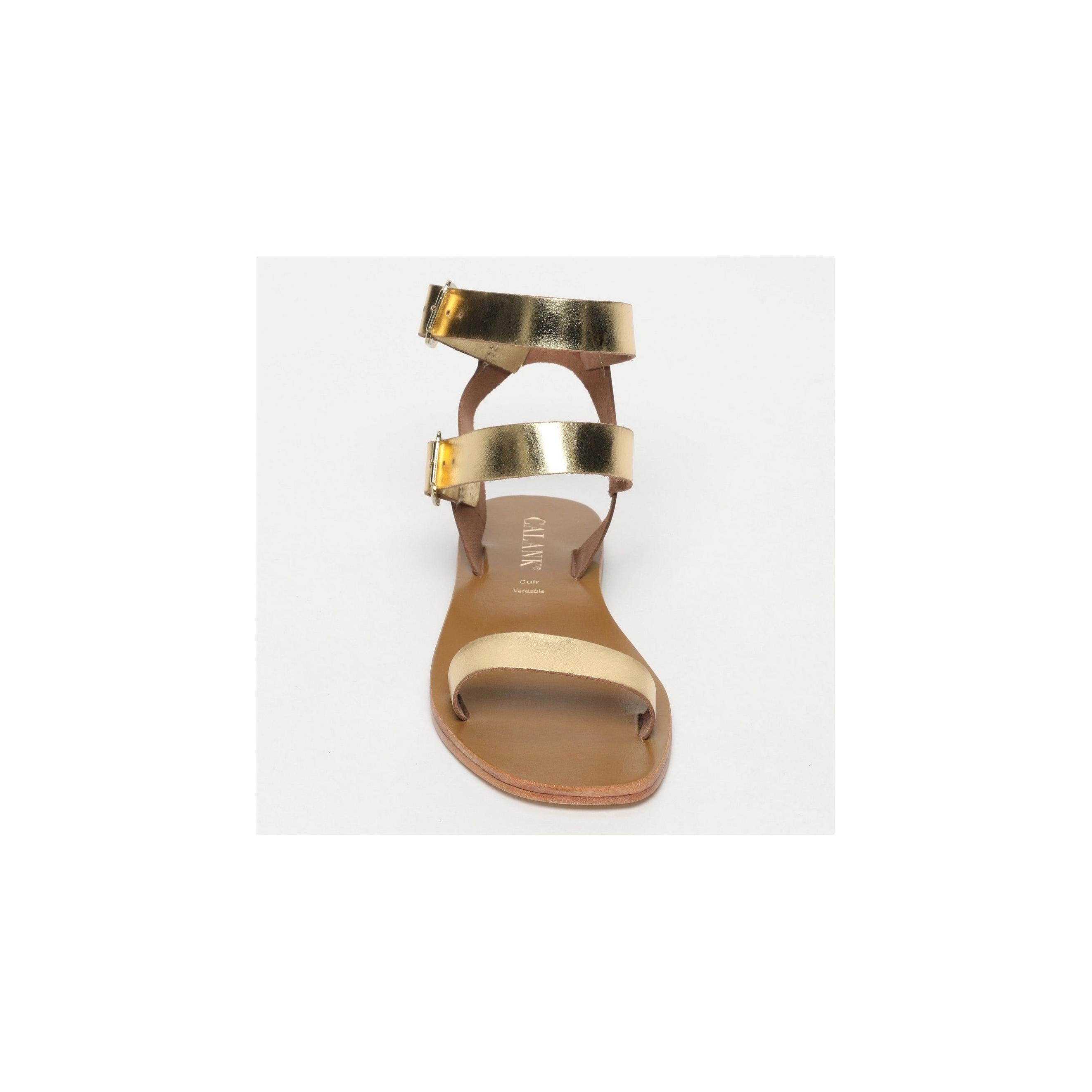 Calank - Sandalias Bhavna - Oro oscuro
