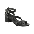 Golden Sun - Jaen Heel Sandals - Black