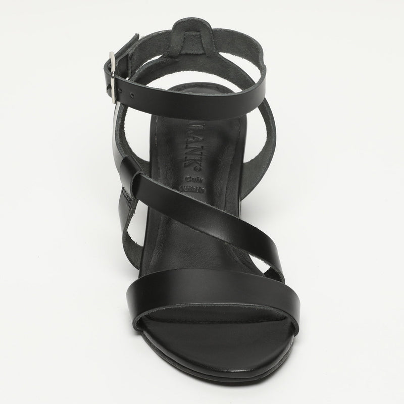 Golden Sun - Jaen Heel Sandals - Black
