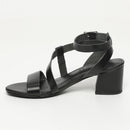 Golden Sun - Jaen Heel Sandals - Black