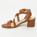 Golden Sun - Jaen Heel Sandals - Brown