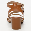 Golden Sun - Jaen Heel Sandals - Brown