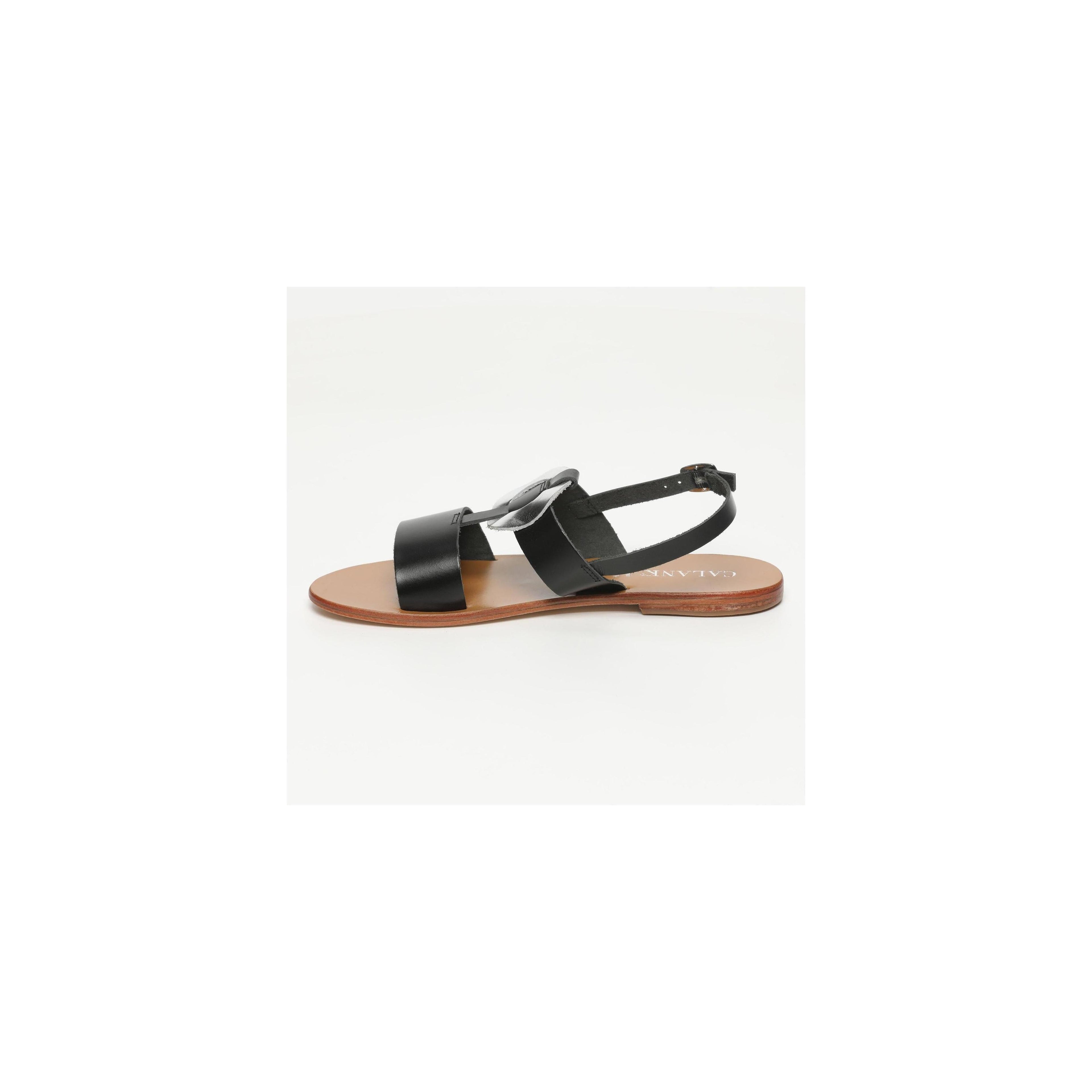 Calank - Betty Sandals - Black Silver