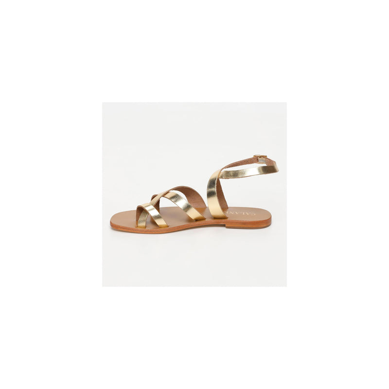 Calank - Sandalias Tambora - Oro oscuro