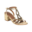 Golden Sun - Salento Heeled Sandals - Gold