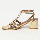 Golden Sun - Salento Heeled Sandals - Gold