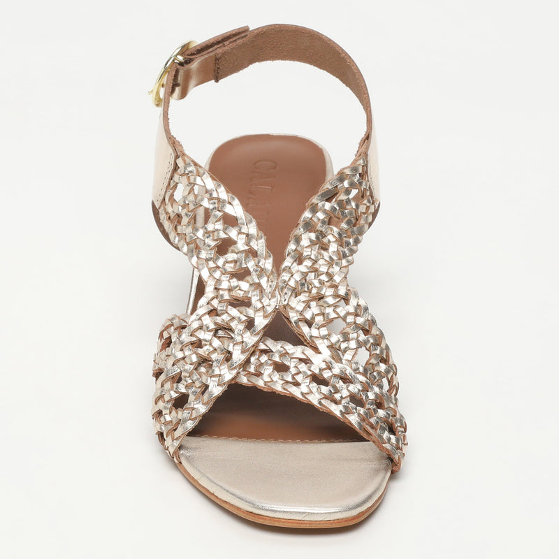 Golden Sun - Valdivia Heeled Sandals - Gold