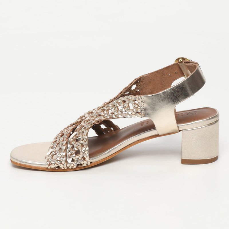 Golden Sun - Valdivia Heeled Sandals - Gold