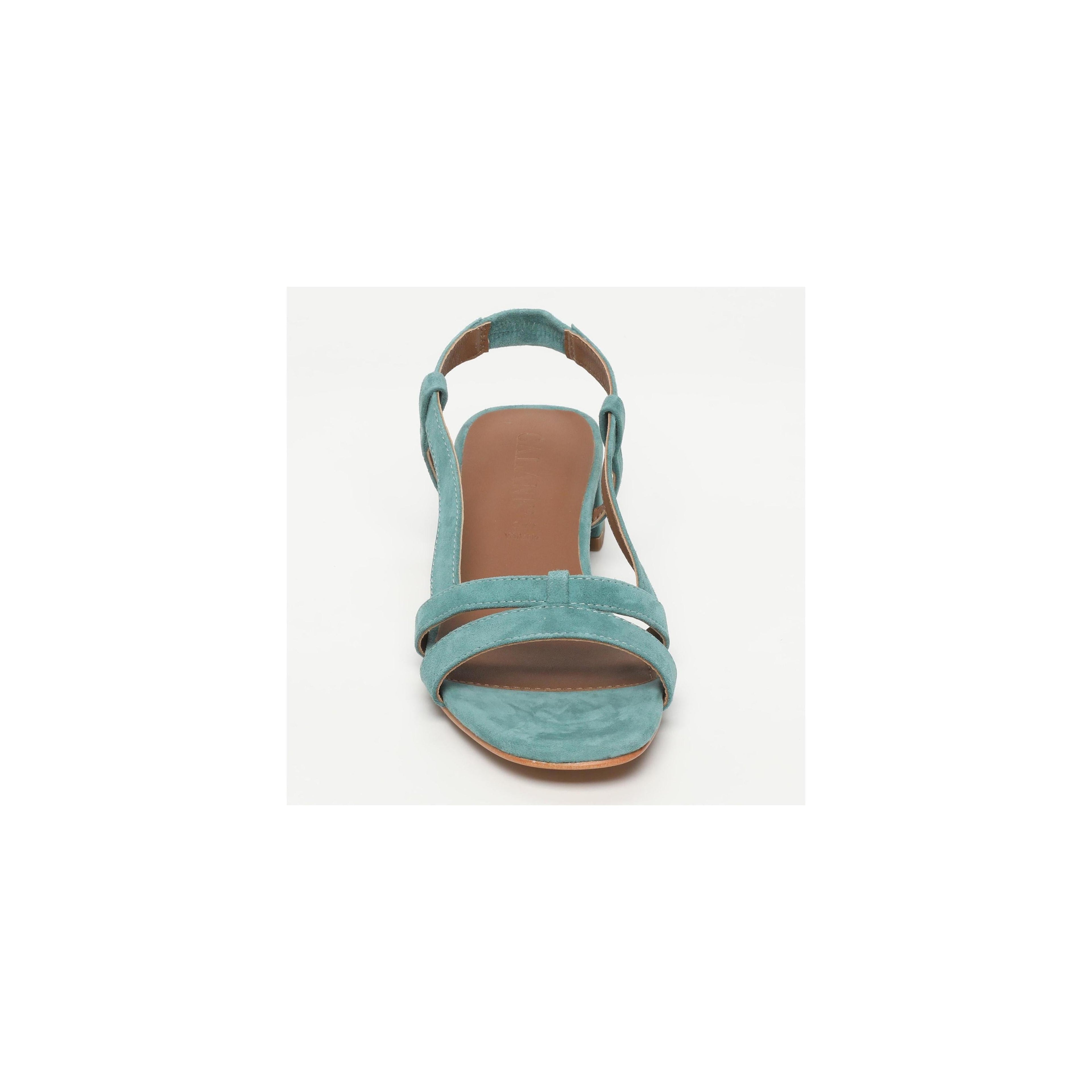 Sandalias De Tacón Nia - Peacock Green