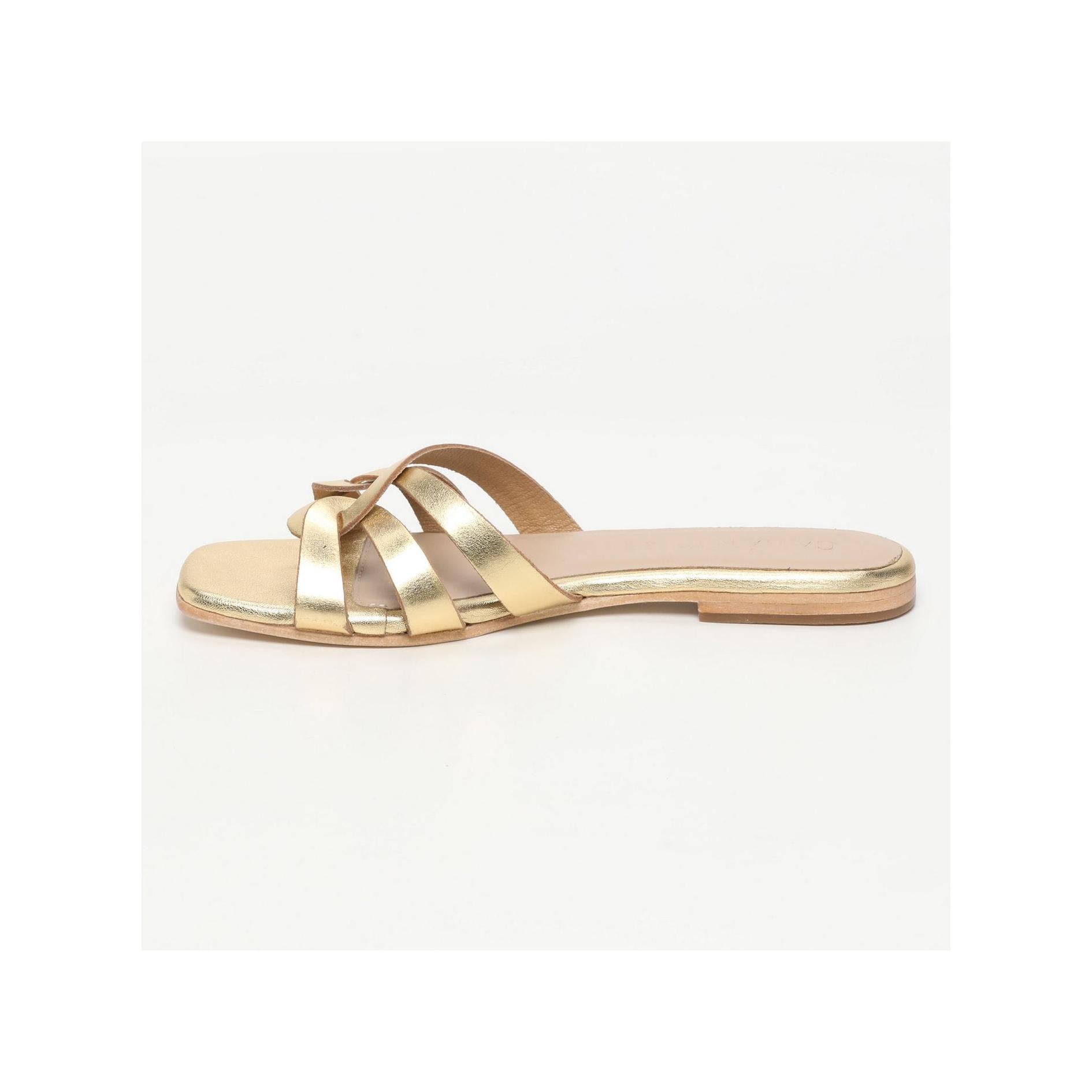Sarno Mules - Dark Gold